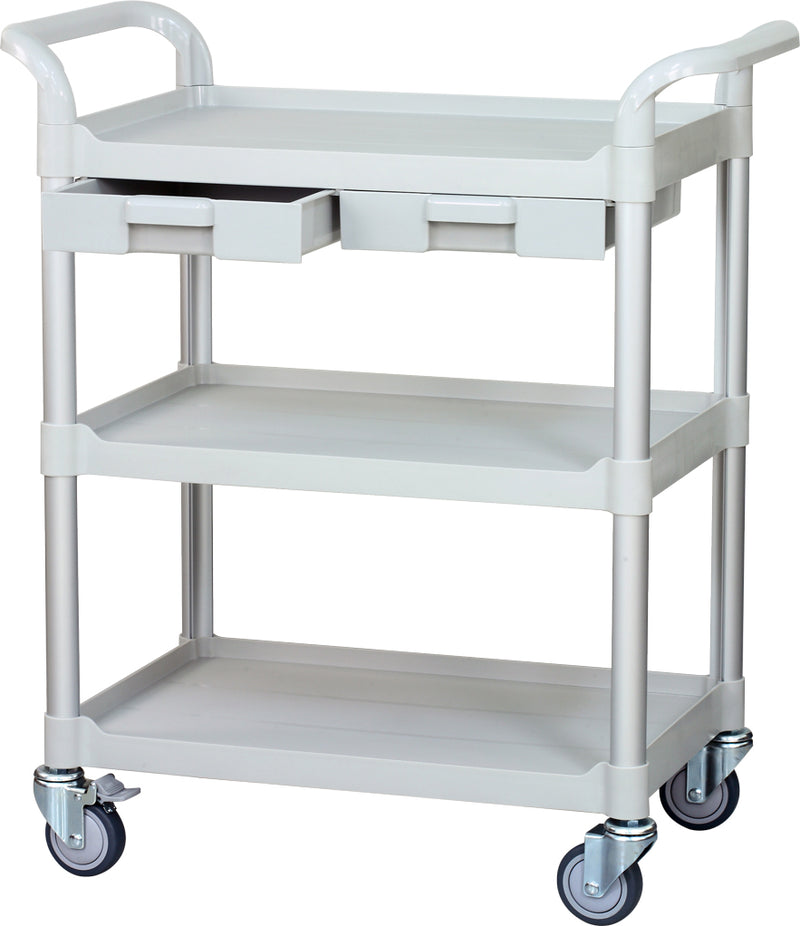 Alkali Scientific 50506CLEAR White ABS Big Drawer Organizer Cart with Clear  Acrylic Door and Trays, 21 Width x 32 Height x 19 Depth, 7 Shelves:  Science Lab Carts: : Industrial & Scientific